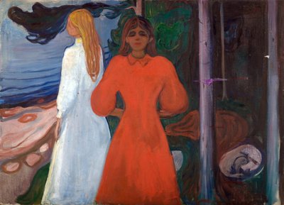 Rojo y blanco de Edvard Munch