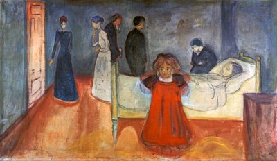 La madre muerta y el niño, 1897-1899 de Edvard Munch