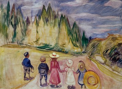 El bosque de los cuentos de hadas de Edvard Munch