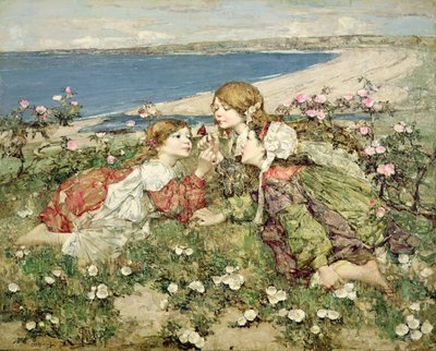 Rosas de la orilla del mar de Edward Atkinson Hornel