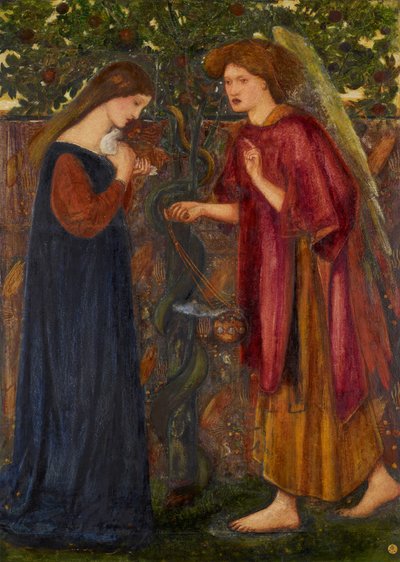 La Anunciación de Edward Burne Jones