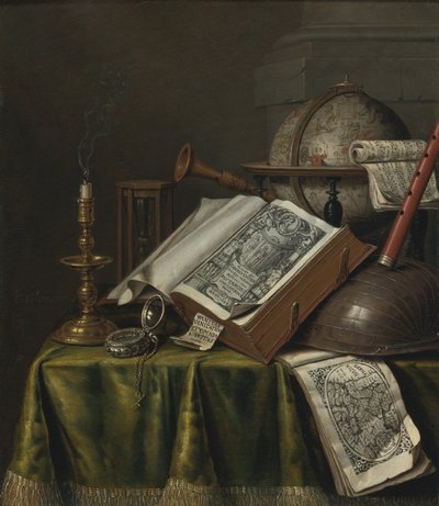 Vanitas Naturaleza Muerta de Edward Collier