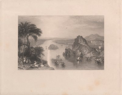 Rocas de Colgong en el Ganges de Edward Goodall