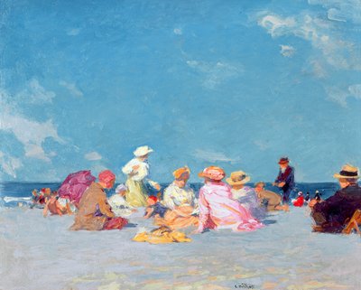 Afternoon Fun, c.1907-27 (óleo sobre lienzo) de Edward Henry Potthast