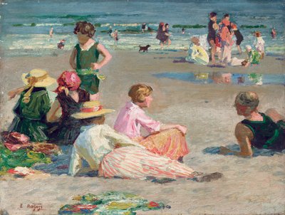 Playa de Manhattan de Edward Henry Potthast