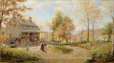 Un día de octubre de Edward Lamson Henry