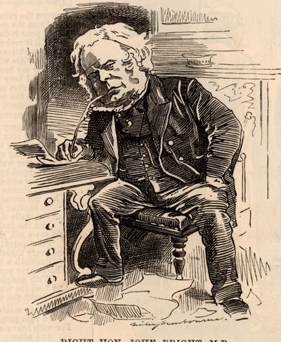 Caricatura de John Bright de Edward Linley Sambourne