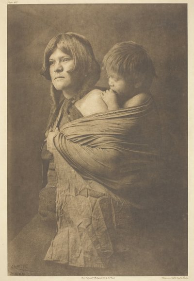 Una madre Hopi, 1921 de Edward Sheriff Curtis