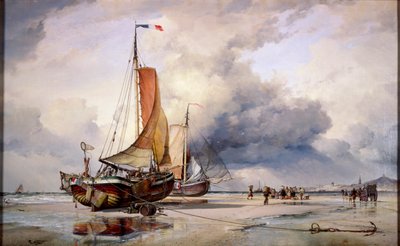 Pincks holandeses en Scheveningen, Holanda de Edward William Cooke