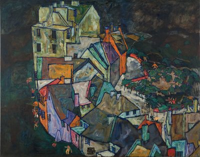 Creciente de Casas III de Egon Schiele