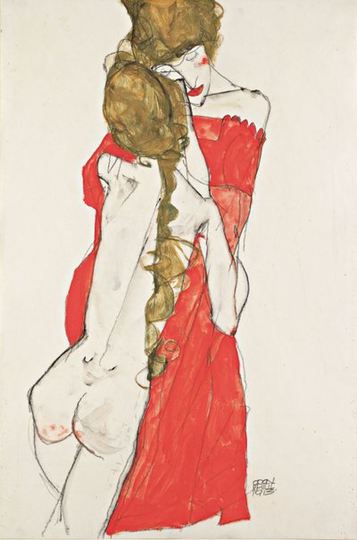Madre e hija, 1913 de Egon Schiele