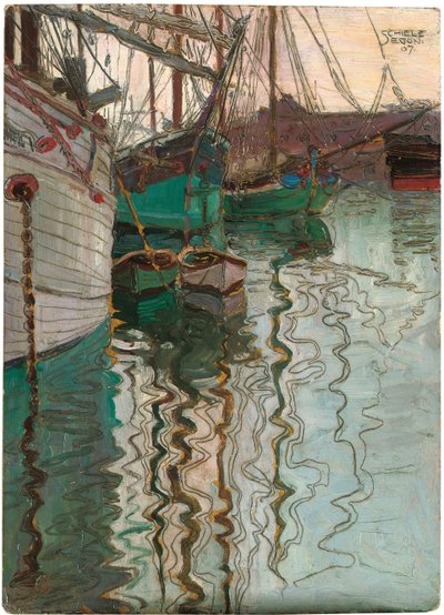 Puerto de Trieste, 1907 de Egon Schiele