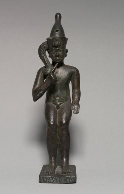 Estatuilla de Harpócrates, 304-30 a.C. de Egyptian Ptolemaic Period