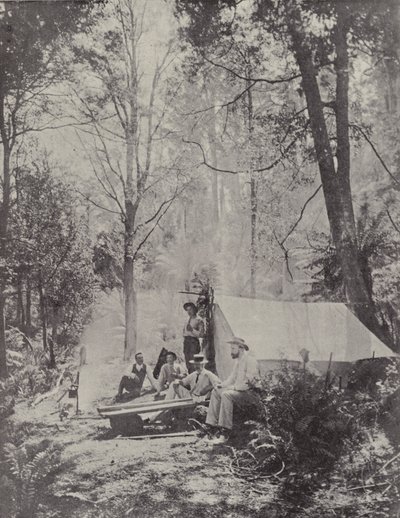 Un Campamento en el Bosque, Tasmania de English Photographer