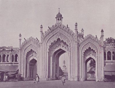 Puerta del Bazar Husainabad, Lucknow de English Photographer