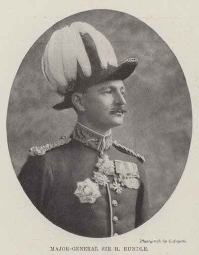 Mayor General Sir H. Rundle de English Photographer