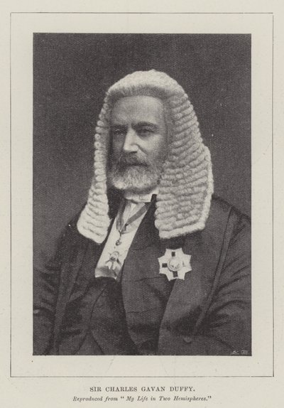 Sir Charles Gavan Duffy de English Photographer