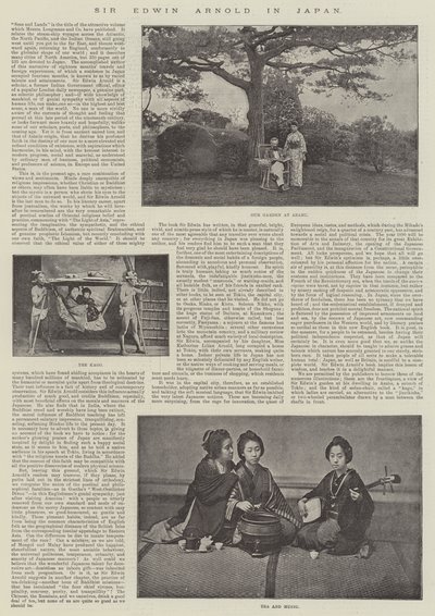 Sir Edwin Arnold en Japón de English Photographer