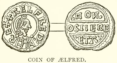 Moneda de Aelfred de English School