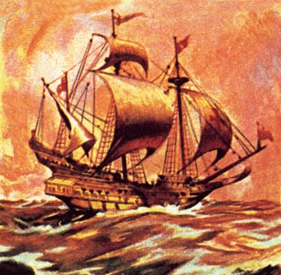 El Golden Hind de Drake de English School