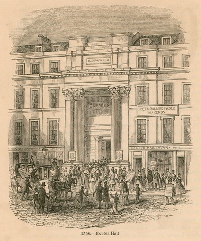 Exeter Hall, Strand, Londres de English School