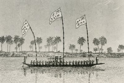 Canoa de guerra Iboe de English School