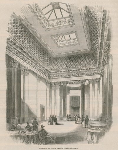 Interior del Salón de Comercio de English School