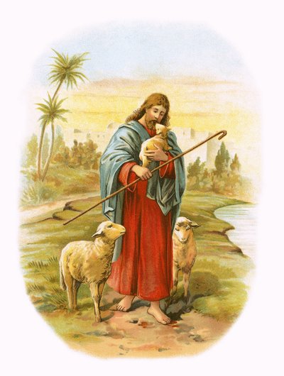 Jesús, el buen pastor de English School