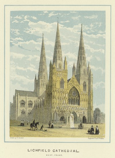 Catedral de Lichfield, fachada oeste de English School