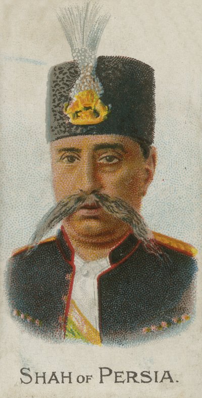 Mozaffar ad-Din, Shah de Persia de English School