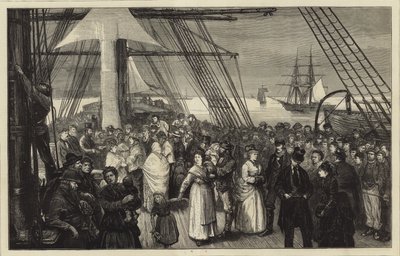 A bordo de un barco de emigrantes de English School