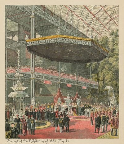 Apertura de la Exposición de 1851 - 1 de mayo de English School