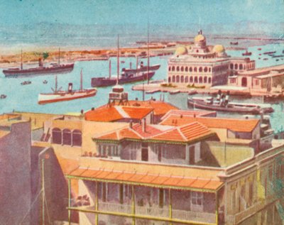 Port Said (litografía en color) de English School