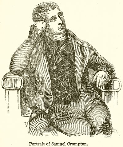 Retrato de Samuel Crompton de English School