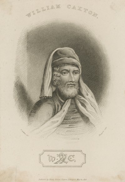 Retrato de William Caxton de English School