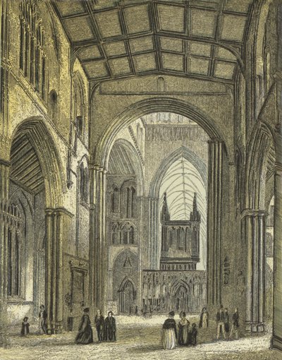 Catedral de Ripon, Vista de la Nave de English School