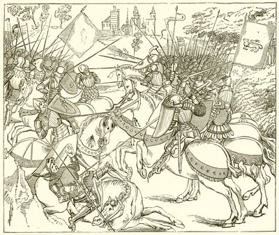 La batalla de Crécy de English School