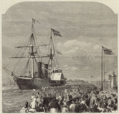 La llegada de Garibaldi a Southampton de English School