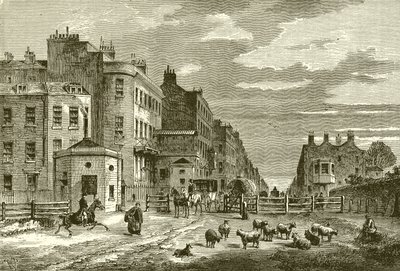 Tyburn Turnpike, 1820 de English School