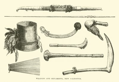 Armas y adornos, Nueva Caledonia de English School