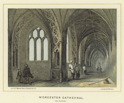 Catedral de Worcester, los claustros de English School