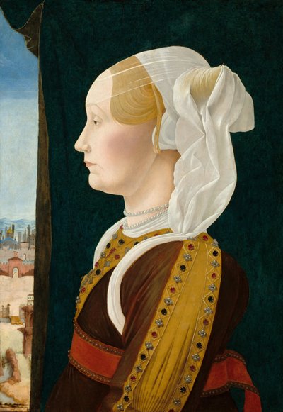 Ginevra Bentivoglio, c. 1474-1477 de Ercole de