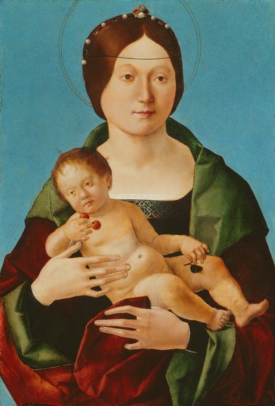 Virgen y Niño, 1490-96 de Ercole de