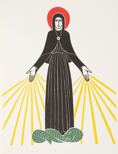 Nuestra Señora de Lourdes de Eric Gill