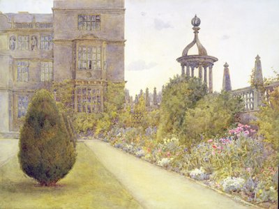 El patio este, Montacute House, Somerset de Ernest Arthur Rowe