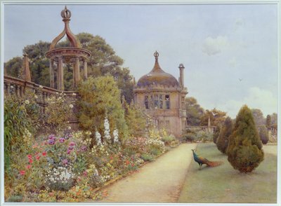 Los jardines en Montacute, Somerset de Ernest Arthur Rowe