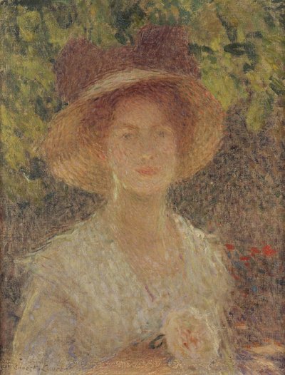 El sombrero de paja, 1910 de Ernest Joseph Laurent