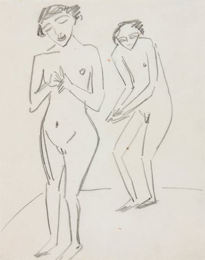 Hombre y mujer de Ernst Ludwig Kirchner