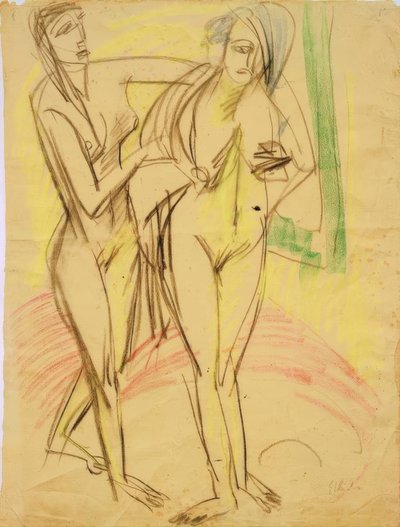 Después del baño de Ernst Ludwig Kirchner