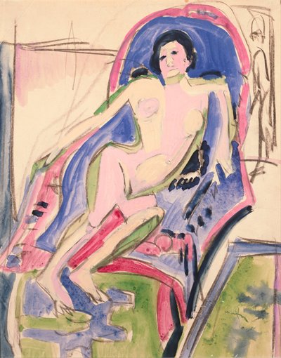 Desnudo reclinado de Ernst Ludwig Kirchner